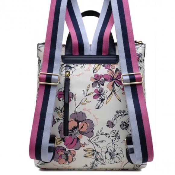 RADLEY LONDON SKETCHY FLORAL MEDIUM ZIP-TOP BACKPA - Picture 5 of 13